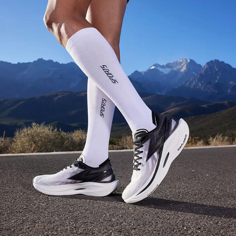 361° Feiran 2 Cushioned Anti Slip And Wear Resistant Lightweight Low Top Running Shoes Men's White Black-10