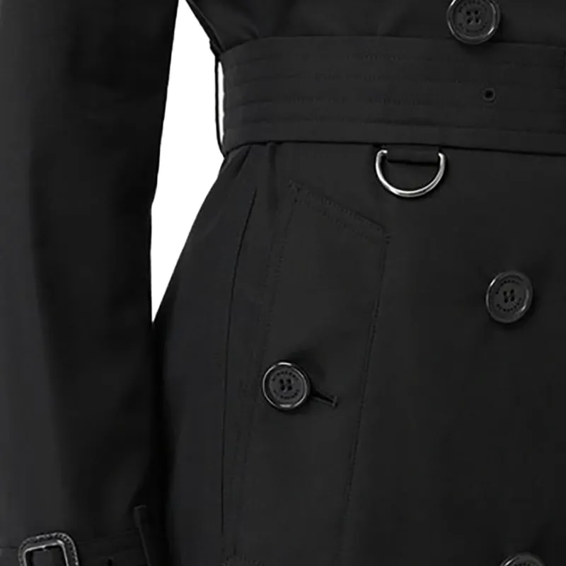Burberry Trench Coat Women's Black-4