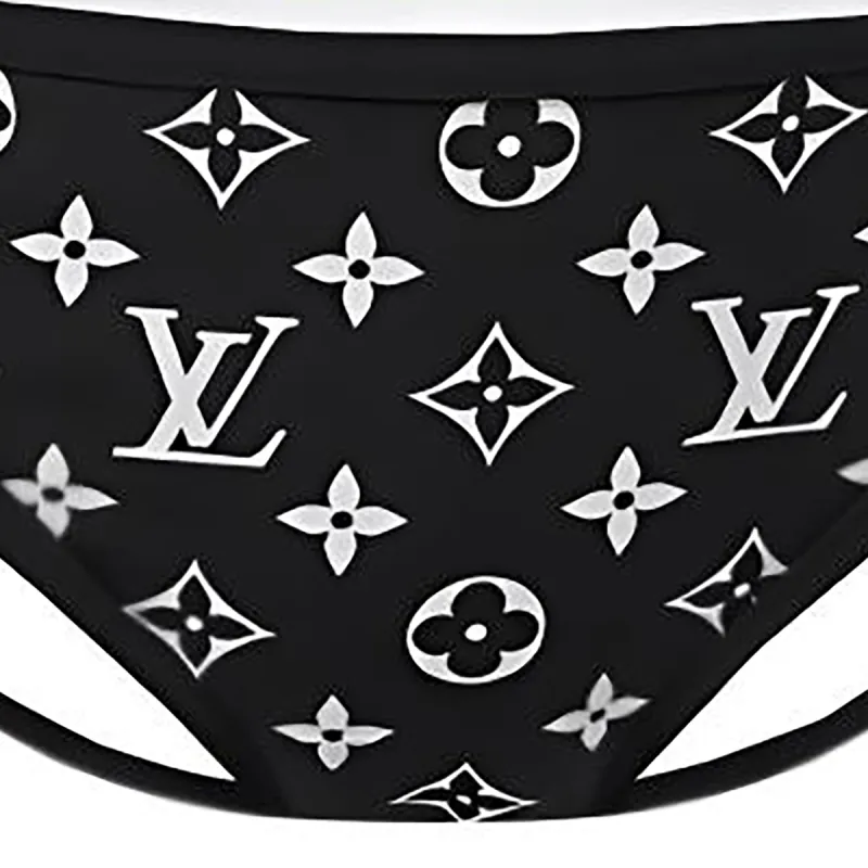 LOUIS VUITTON Graphic Monogram Bikini Bottoms-3
