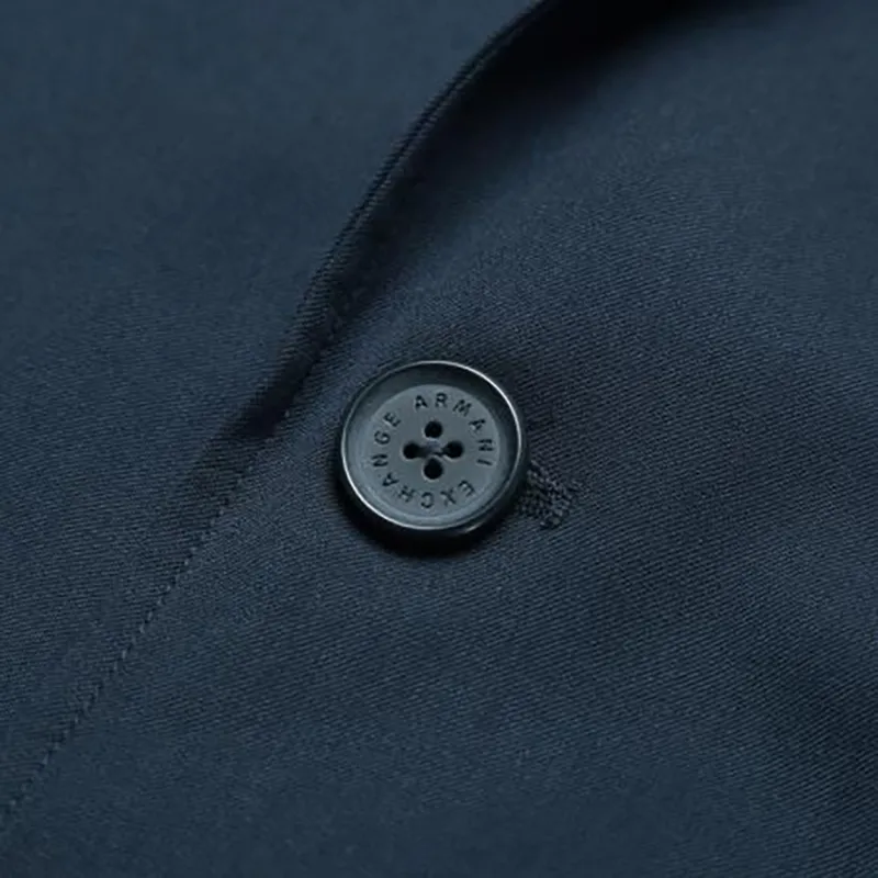 ARMANI EXCHANGEAE SS23 Business Suit Coat Men's Marine Blue-3