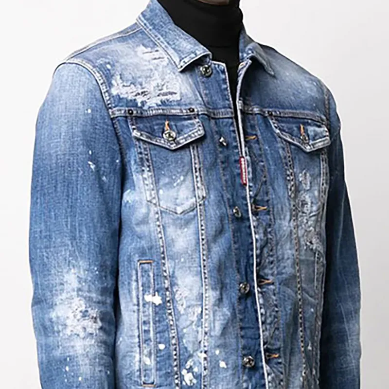 DSQUARED 2 FW21 Denim Jacket Men's Blue-4