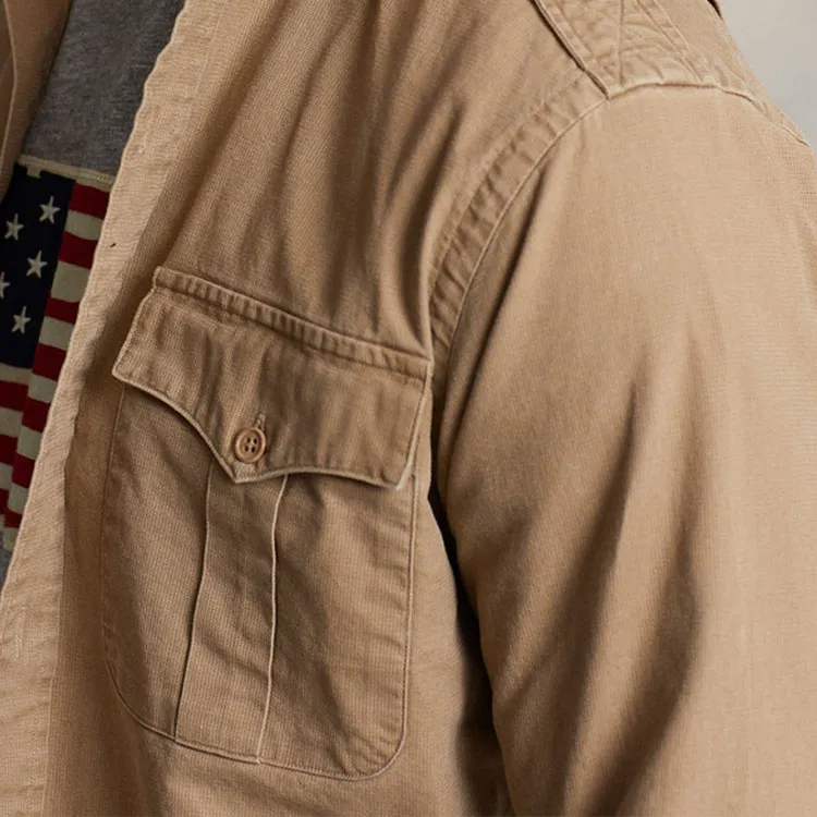 Polo Ralph Lauren SS22 Shirt Men's Khaki-4