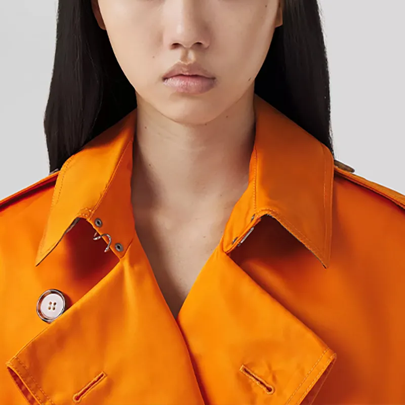 Burberry SS21 Trench Coat Women's Orange-4