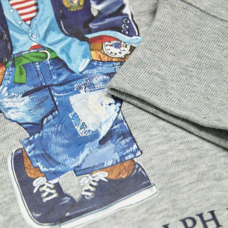 Polo Ralph Lauren Bear Printed Drawstring Hoodie-4