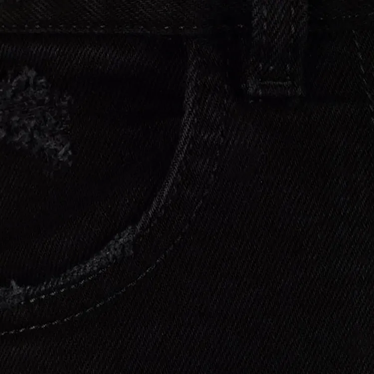 GIVENCHY Denim Trousers Women's Black-6