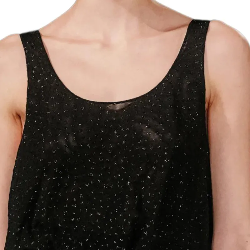 CHANEL SS24 Tank Tops Women's Black-4