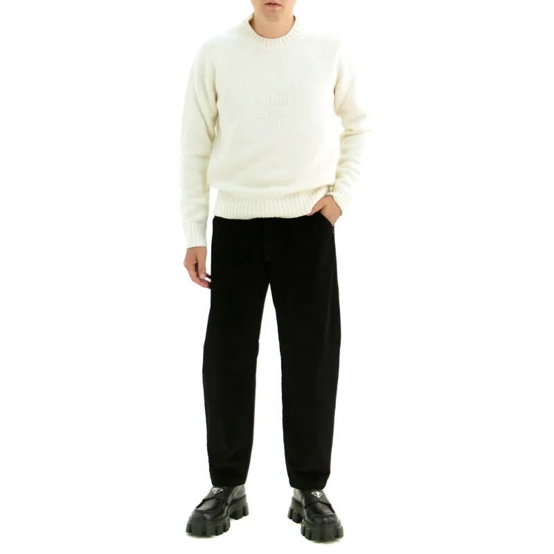 PRADA Ribbed Knitted Jumper-1