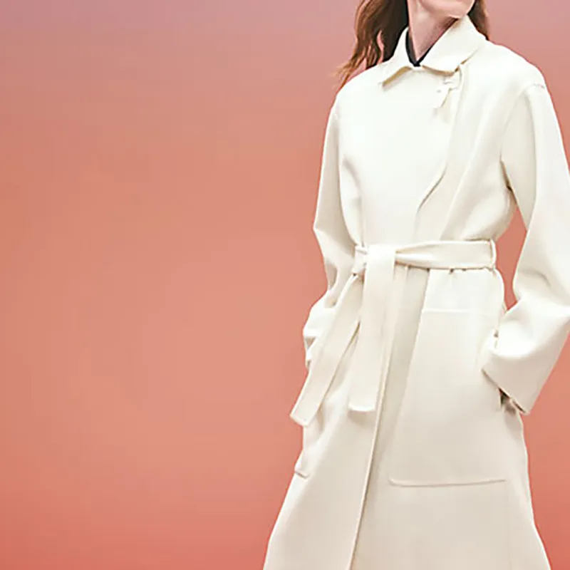 HERMES FW22 Coats Women's White-3