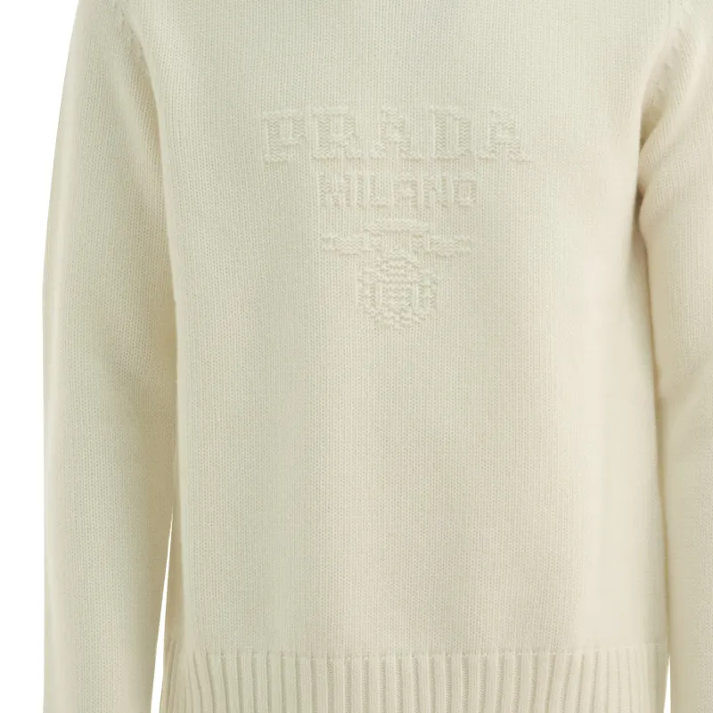 PRADA Ribbed Knitted Jumper-2