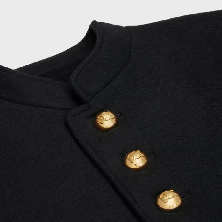 CELINE Military Coat In Wool Cloth-2