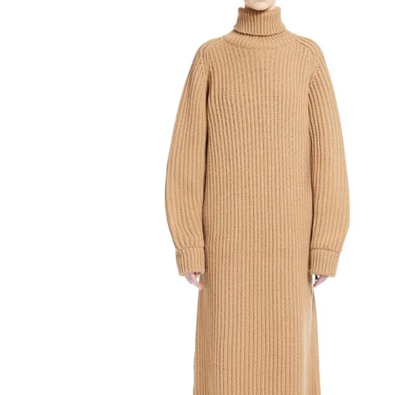 MaxMara Long Sleeved Dresses Women's Yellow-3