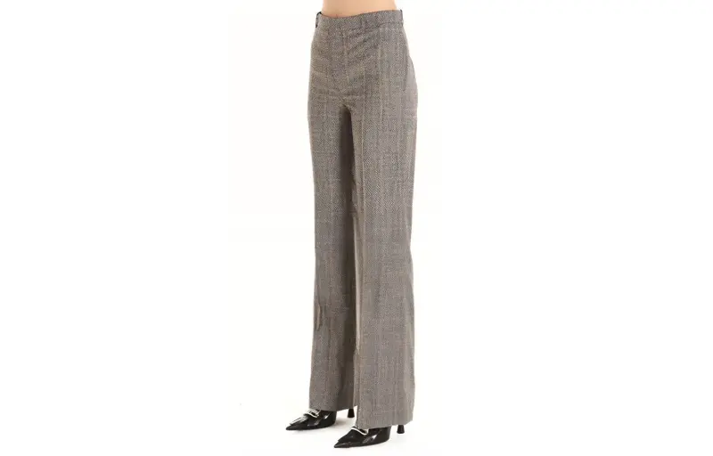 Balenciaga Casual Pants Women's Gray-2