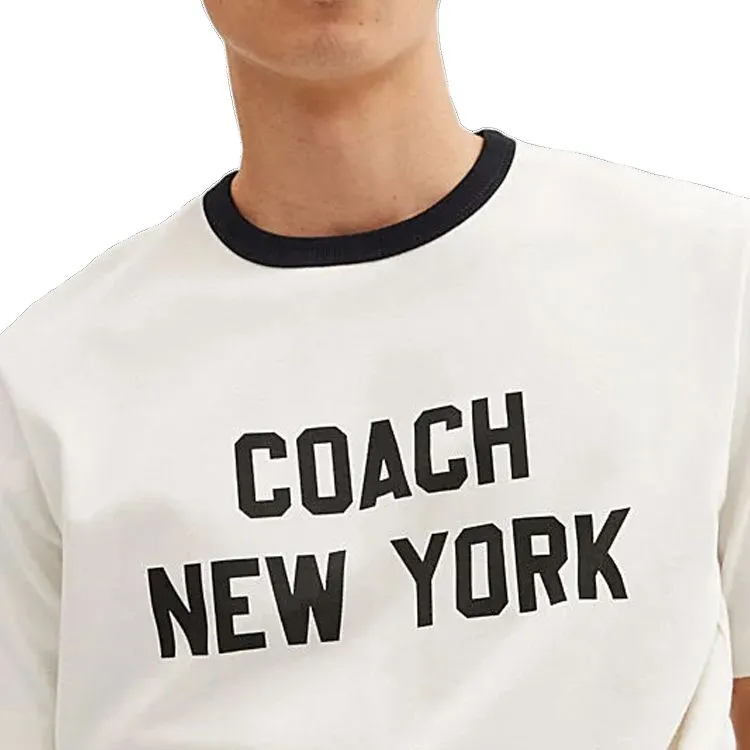 COACH T Shirts Unisex White-5