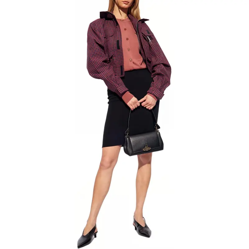 Vivienne Westwood Logo Embroidered Knitted Cardigan-1