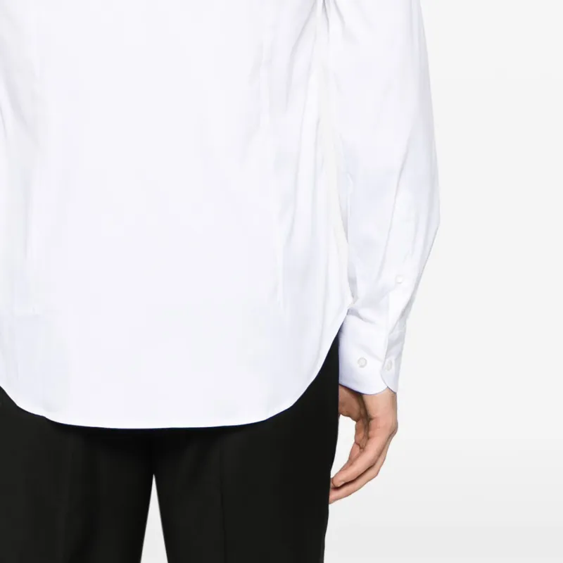 EMPORIO ARMANI Long Sleeved Twill Weave Shirt-5