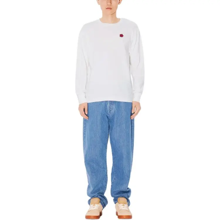 KENZO Boke Embroidered Long Sleeved T Shirt-2