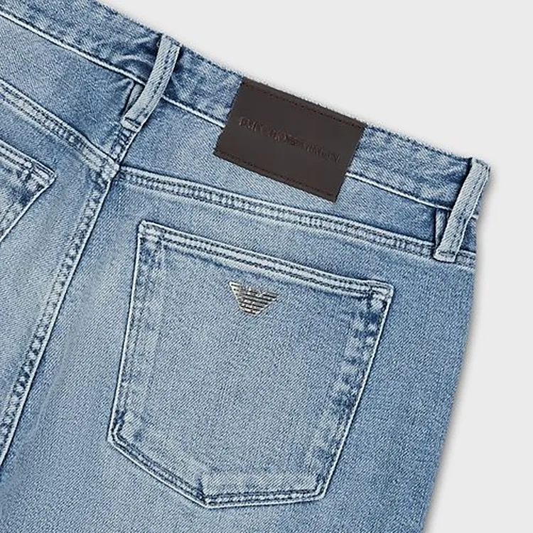EMPORIO ARMANI Mid rise Straight leg Jeans-5