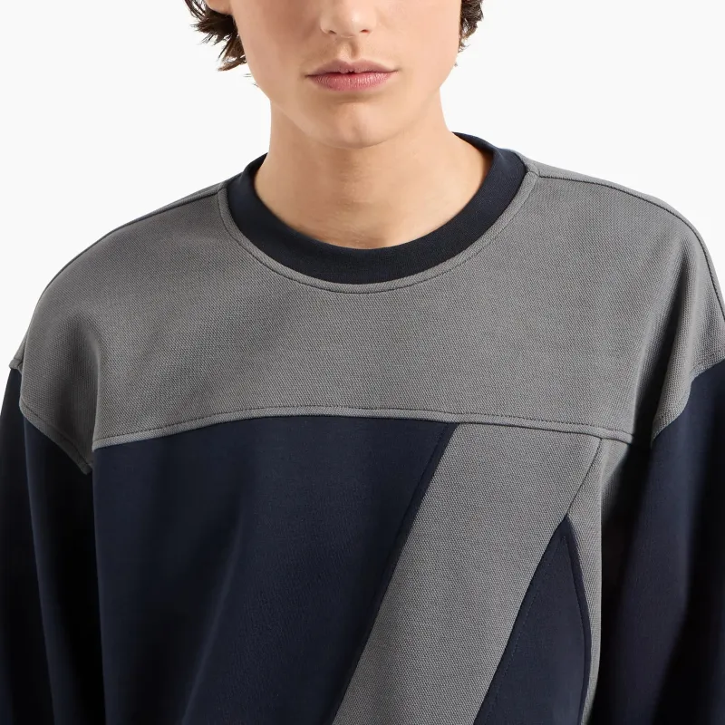 ARMANI EXCHANGEAE FW24 Sweatshirt Men's Navy-5