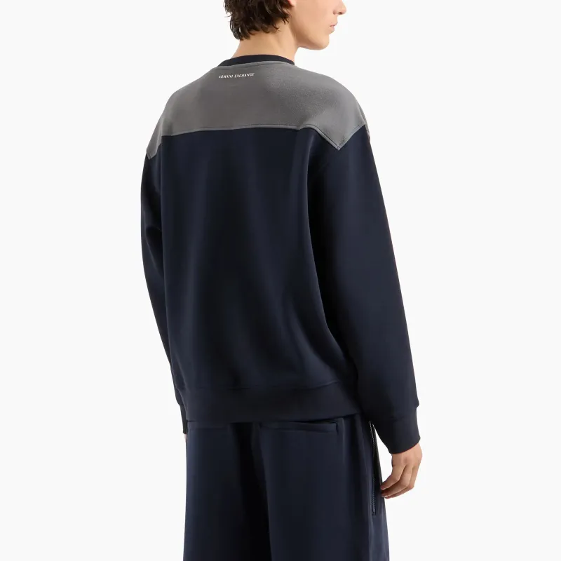 ARMANI EXCHANGEAE FW24 Sweatshirt Men's Navy-4