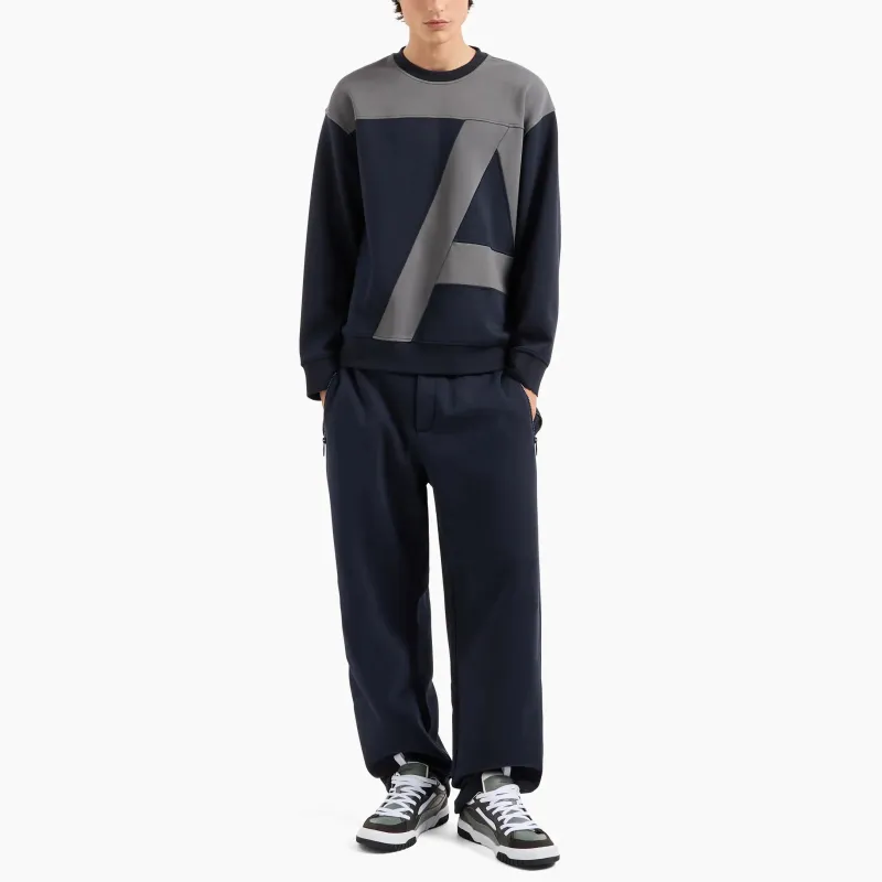ARMANI EXCHANGEAE FW24 Sweatshirt Men's Navy-2