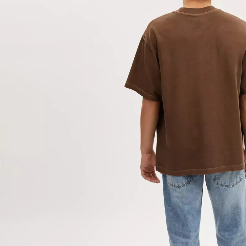 COACH Pocket T Shirt T-Shirt Men's Brown-4