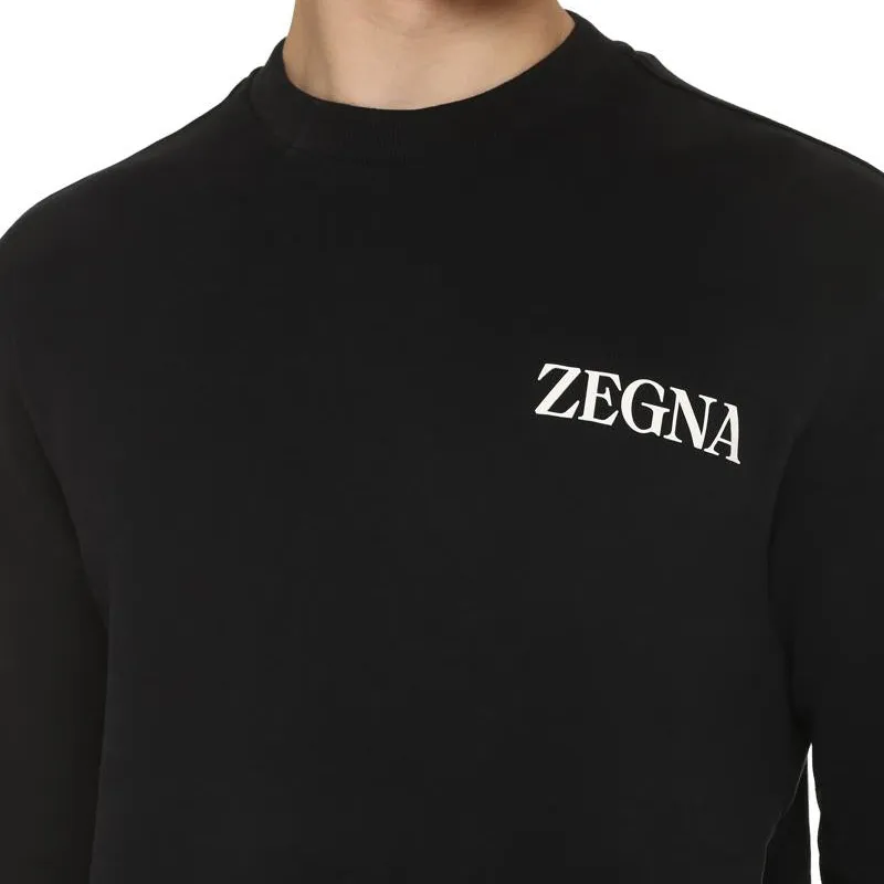 Ermenegildo Zegna Sweatshirts Men Black-4