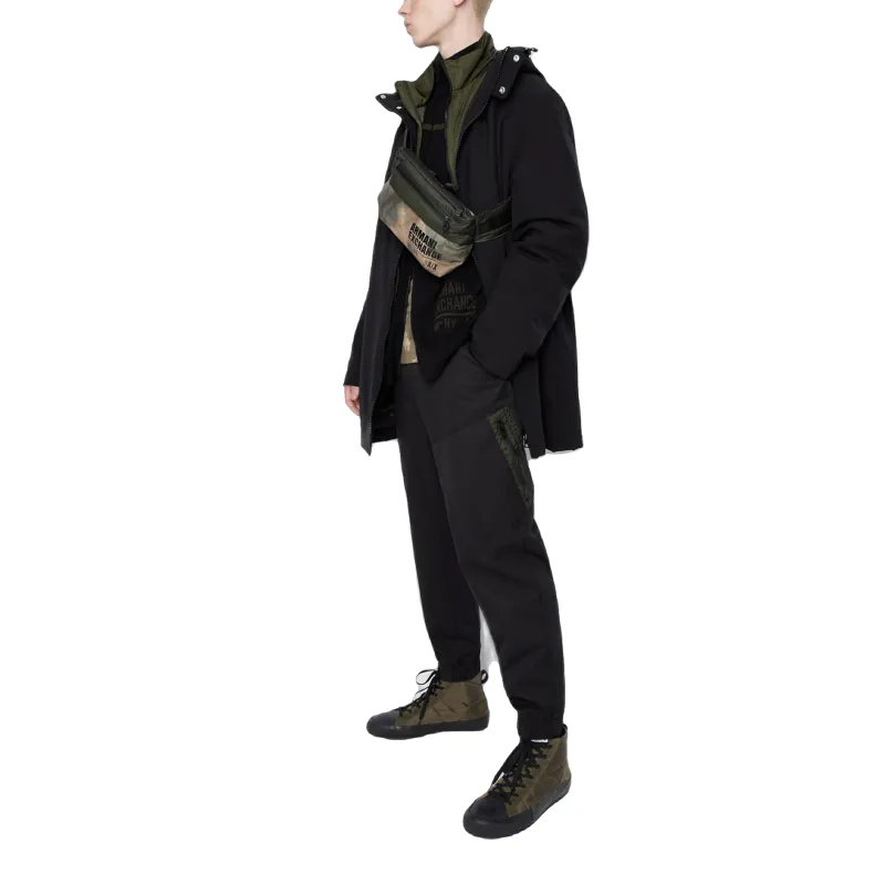 ARMANI EXCHANGEAE FW22 Coat Men's Black-3