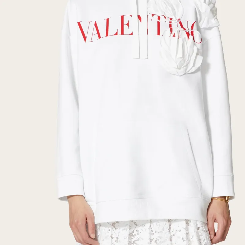 Valentino Rose Blossom Hoodie Sweatshirt-4