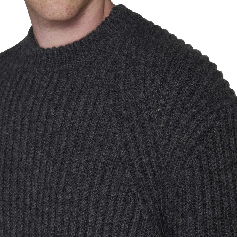 Alexander McQueen Crewneck Oversized Jumper-4
