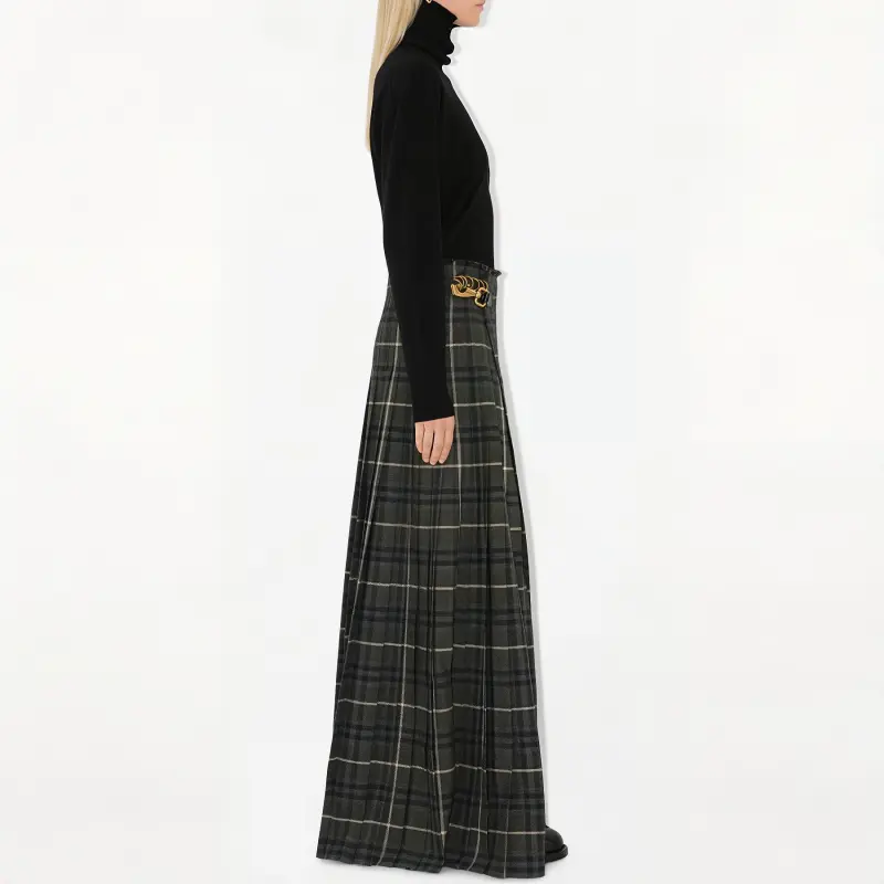 Burberry Cf Knitted Long Skirt 'Marsh'-2