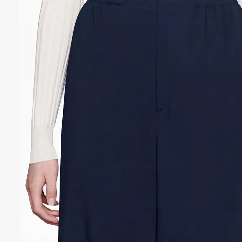 GUCCI FW21 Casual Pants Women's Dark Blue-5