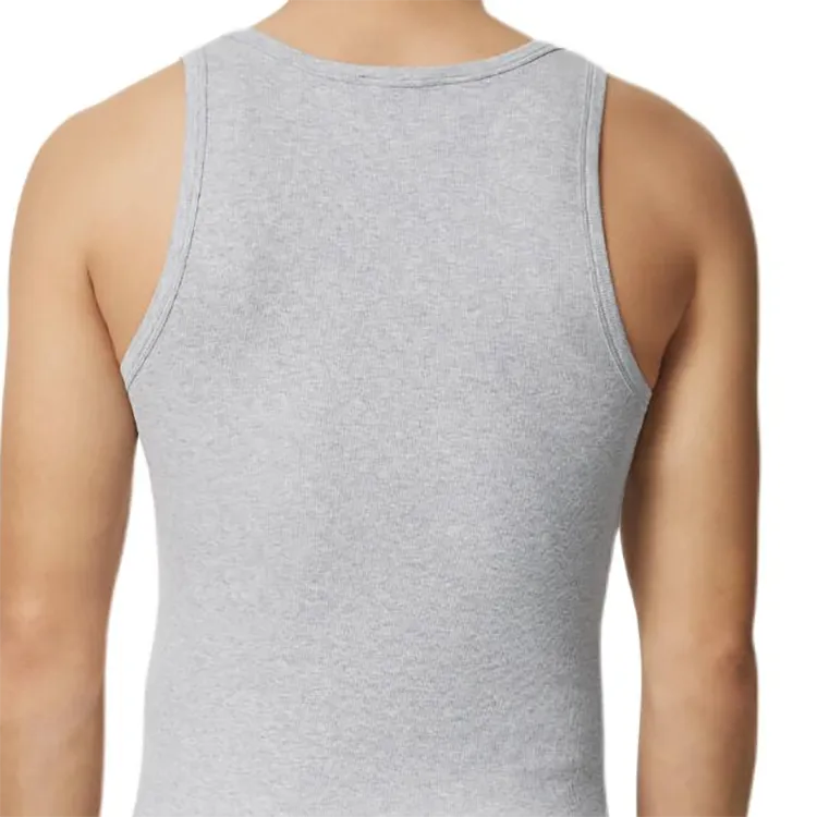 VERSACE Logo Embroidered Sleeveless Ribbed Tank Top-5