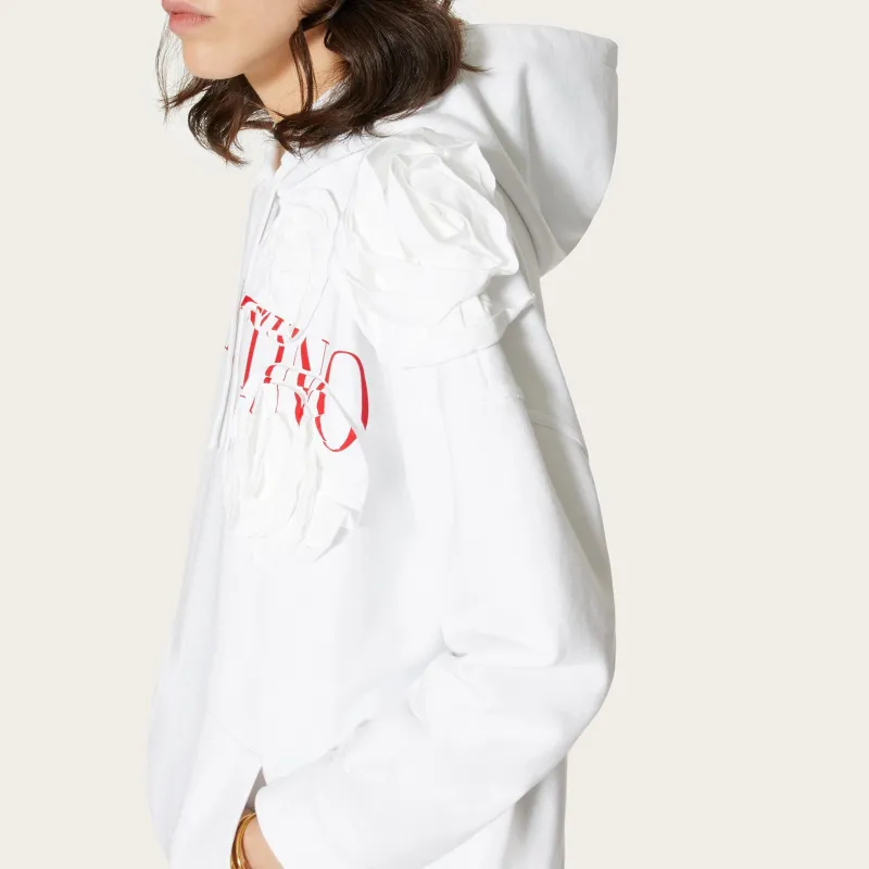 Valentino Rose Blossom Hoodie Sweatshirt-5