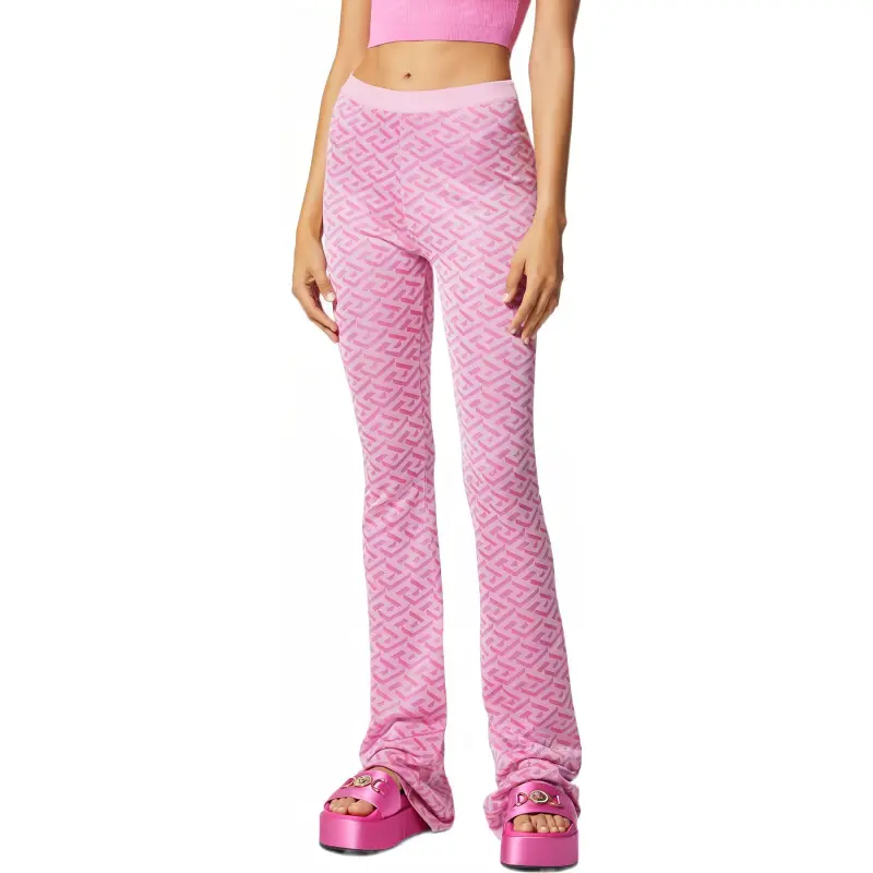 VERSACE La Greca Jacquard Pant 'Pink/Fuchsia'-2