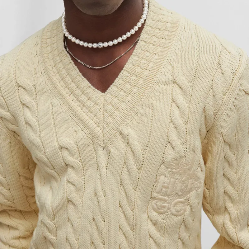 HUGO BOSS Sweaters Men Beige-3