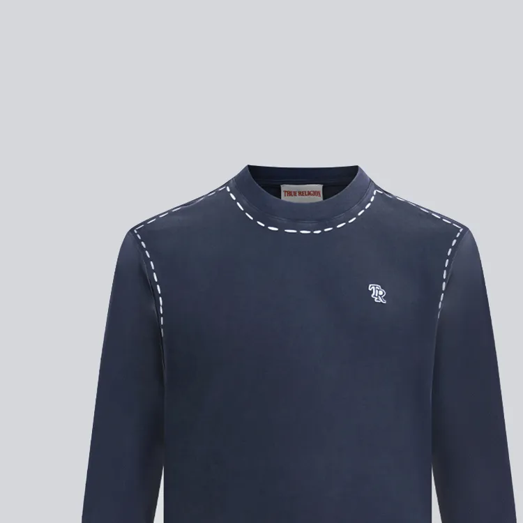 TRUE RELIGION FW24 T-Shirt Men's Navy Blue-2
