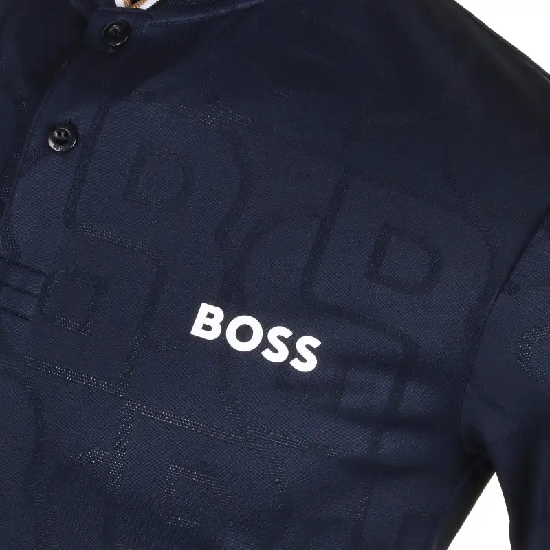 HUGO BOSS FW24 Polo Shirt Men's Navy Blue-5