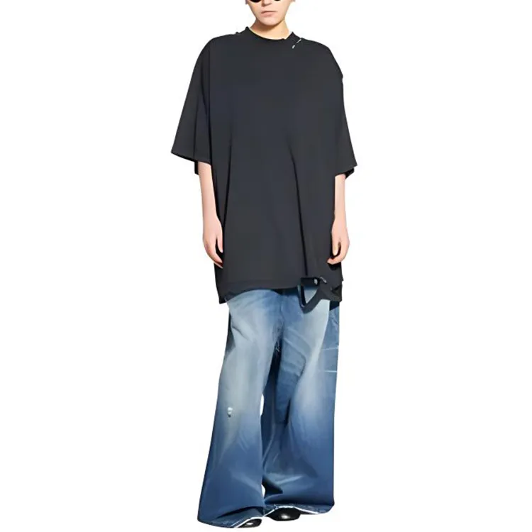 Balenciaga Strike T Shirt Regular Fit Women's Black-2