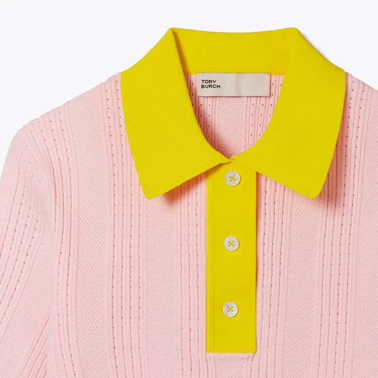 TORY BURCH Polo Shirt Women's Pink-2