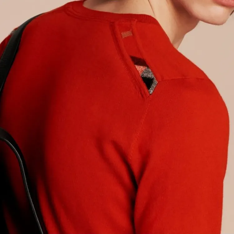 Burberry Sweaters Men Red-5