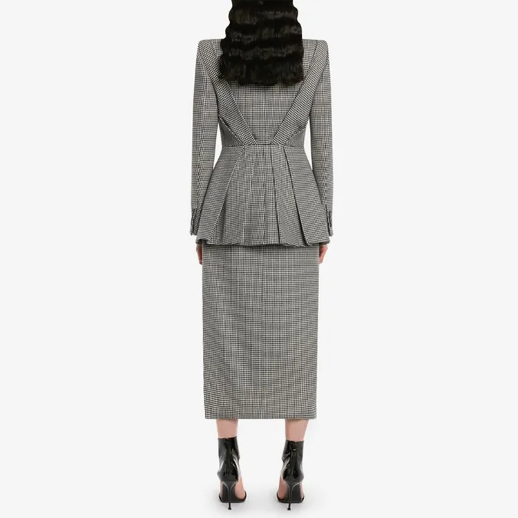 Alexander McQueen Business Suits Women's Black-2