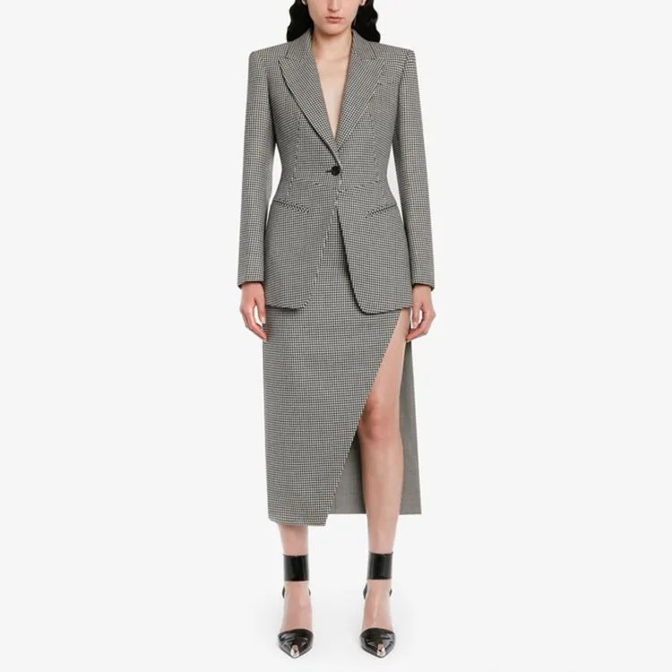 Alexander McQueen Business Suits Women's Black-1