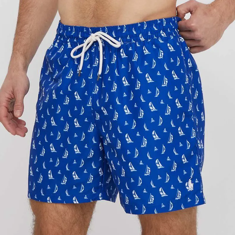 Polo Ralph Lauren Graphic Printed Drawstring Swim Shorts-2