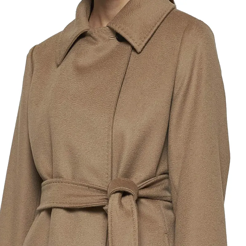 MaxMara Studio Bcollag Double Breasted Belted Coat-3