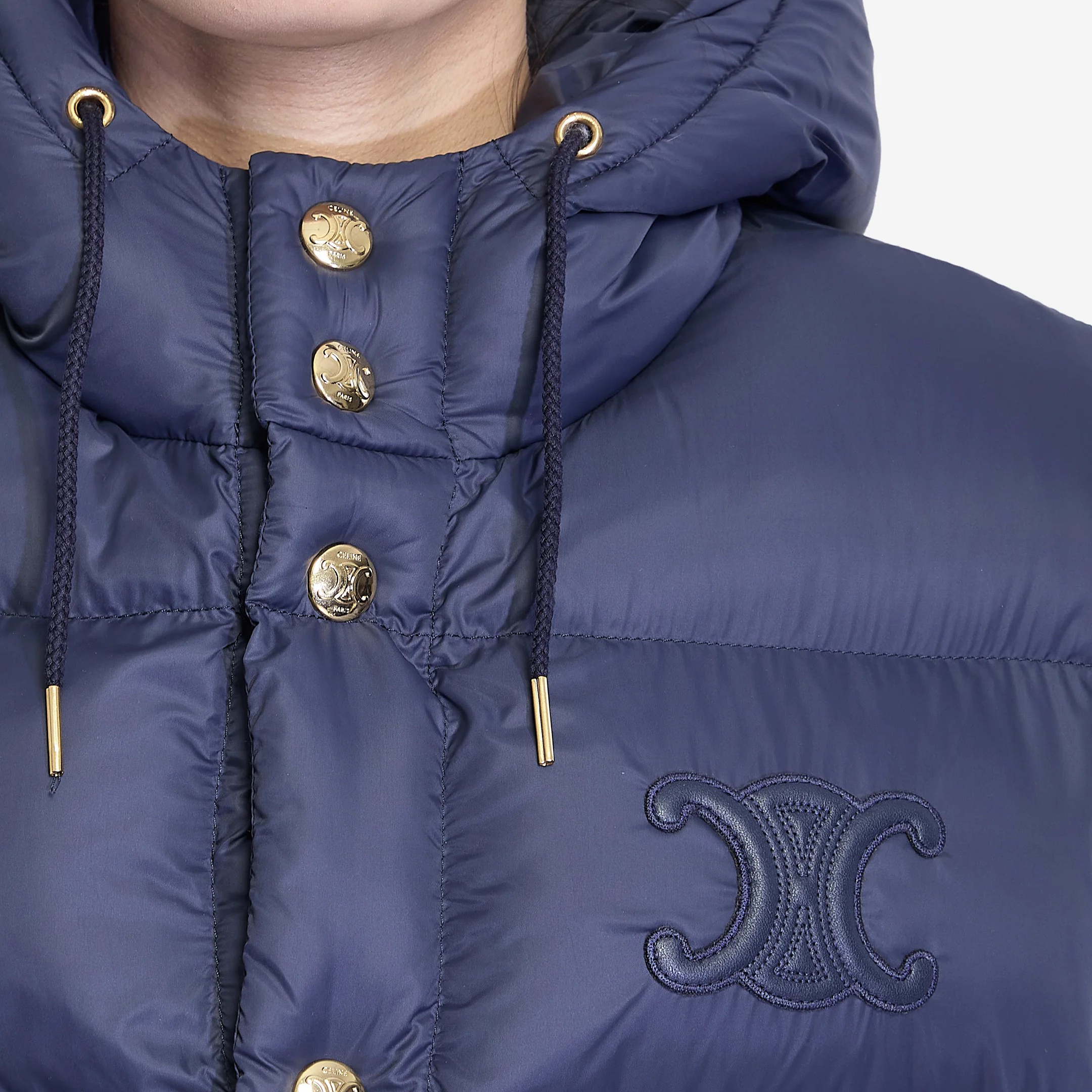 CELINE Sleeveless Hooded Puffer Vest - Cheap Rcj Jordan Outlet