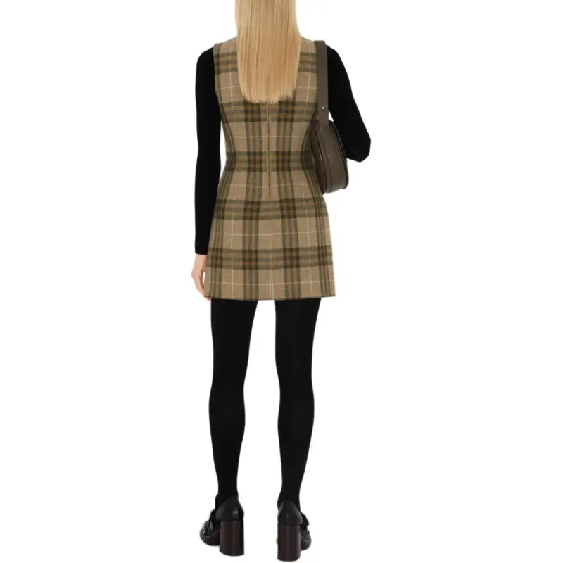 Burberry Checked Mini Dress-3