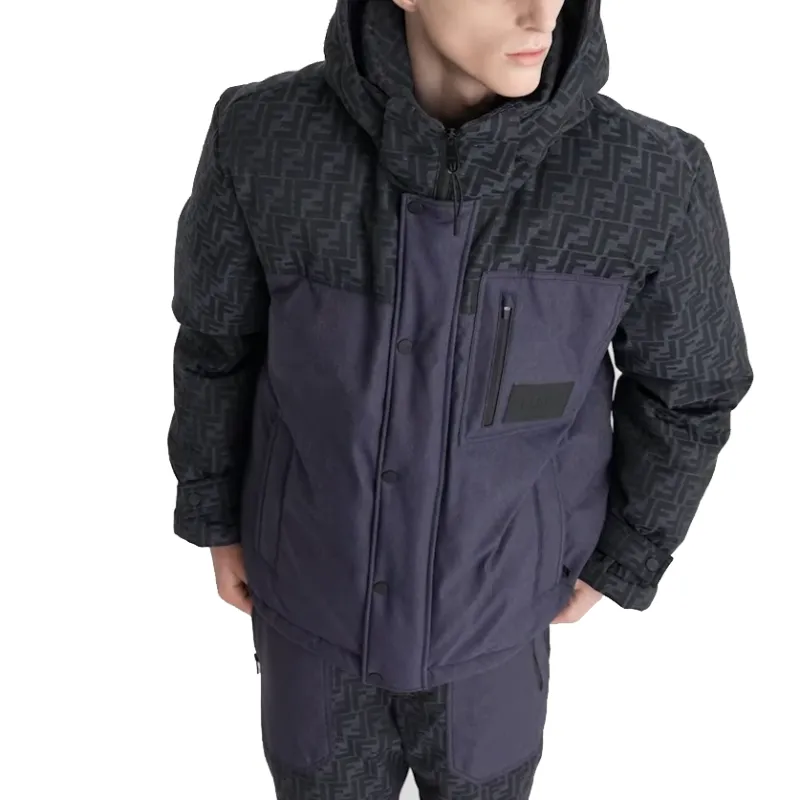 FENDI Insulated Panelled Ski Jacket-3