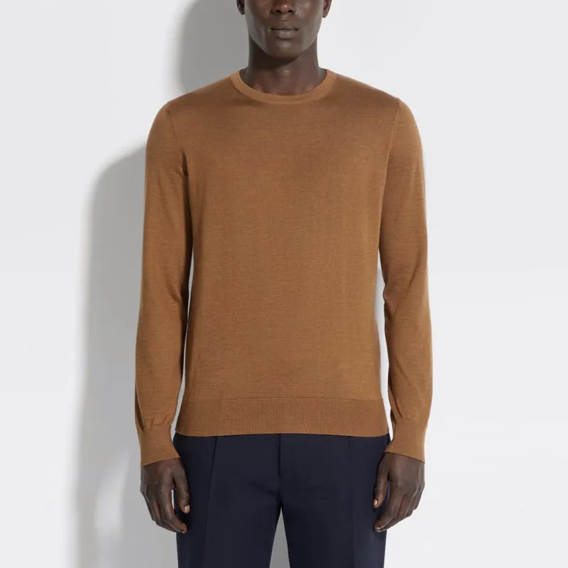 Ermenegildo Zegna Crewneck Knitted Jumper-1