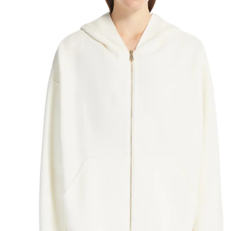 MaxMara Studio Sweatshirt Women's Ivory White-4