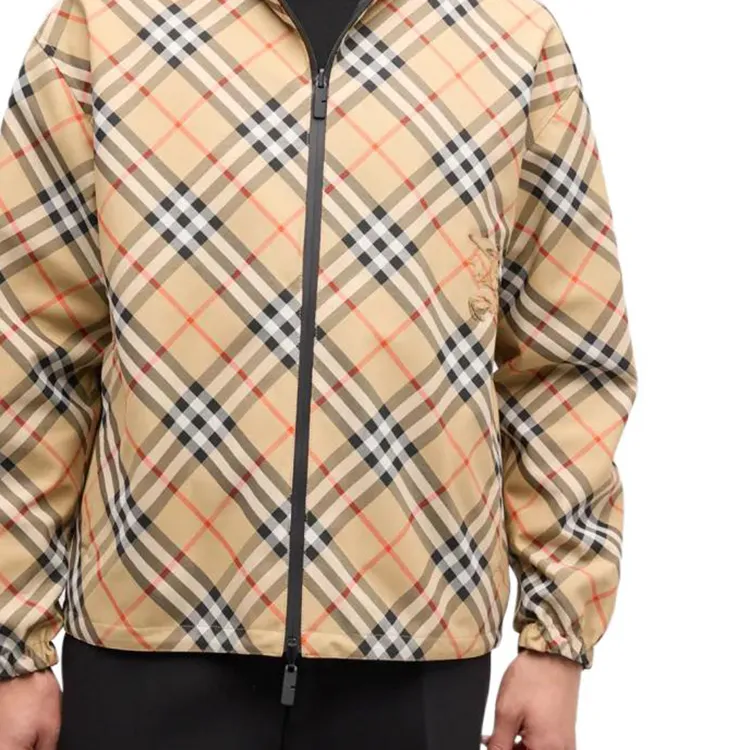 Burberry Vintage Check Reversible Zipped Hooded Jacket-5
